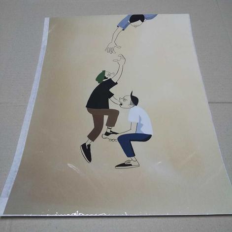 花井祐介 ポスター JUXTAPOZ Yusuke ジークレー Hanai 公式通販