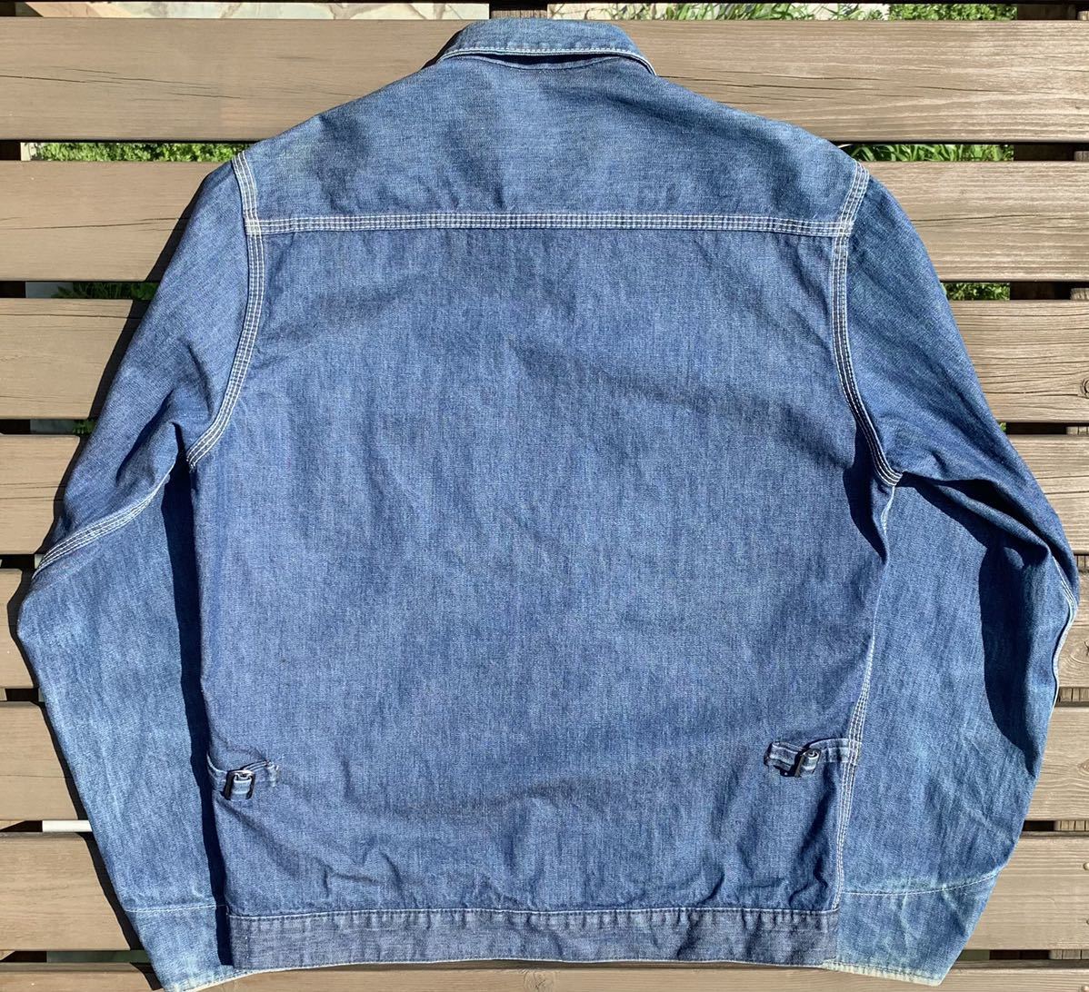 50s vintage Oshkosh ジッパーカバーオール デニムジャケット 40s 60s