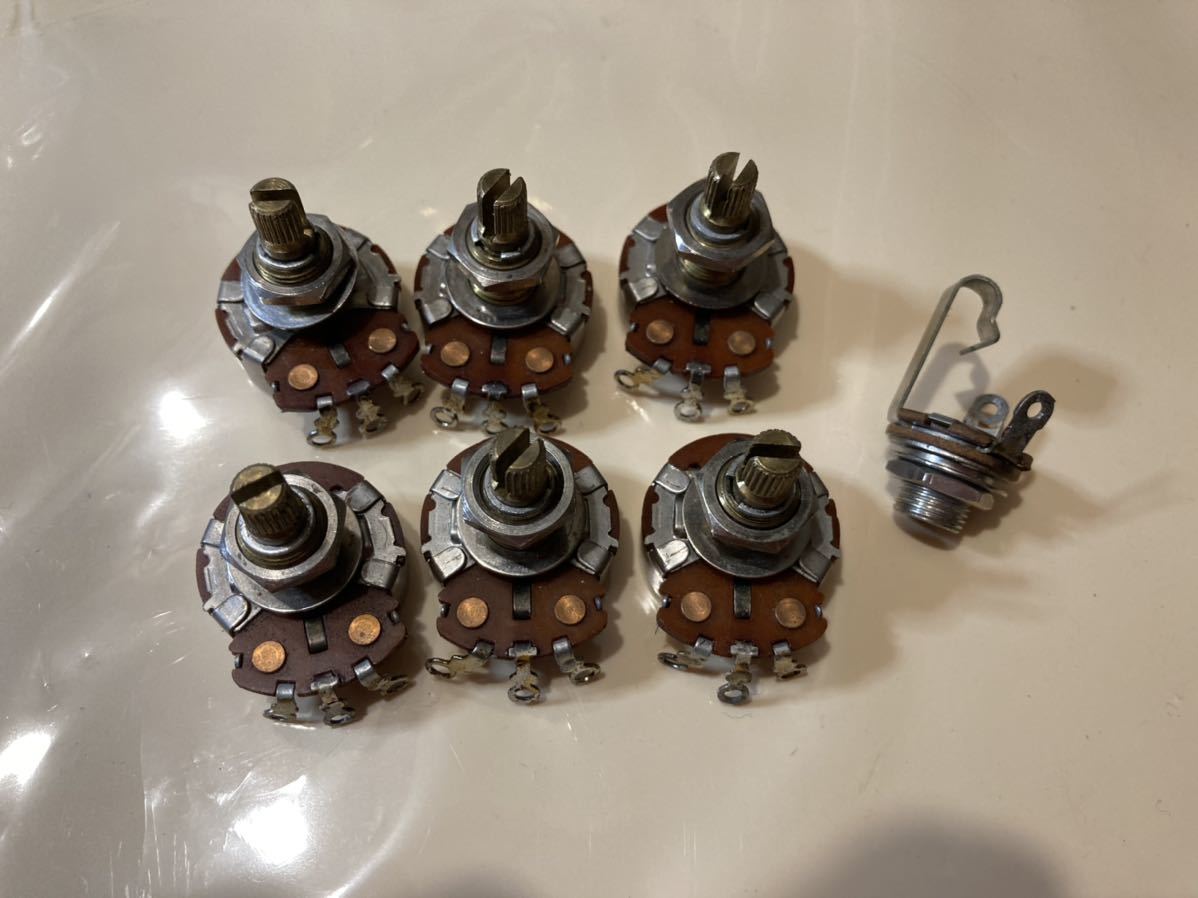 【人気定番，100%新品】 1965年製 CTS Vintage Pot ビンテージポット6個セット 500K3個 100K3個 & ビンテージ Switchcraft Vintage(その他)｜売買されたオークション情報、yahooの商品情報をアーカイブ公開 - オークファン パーツ