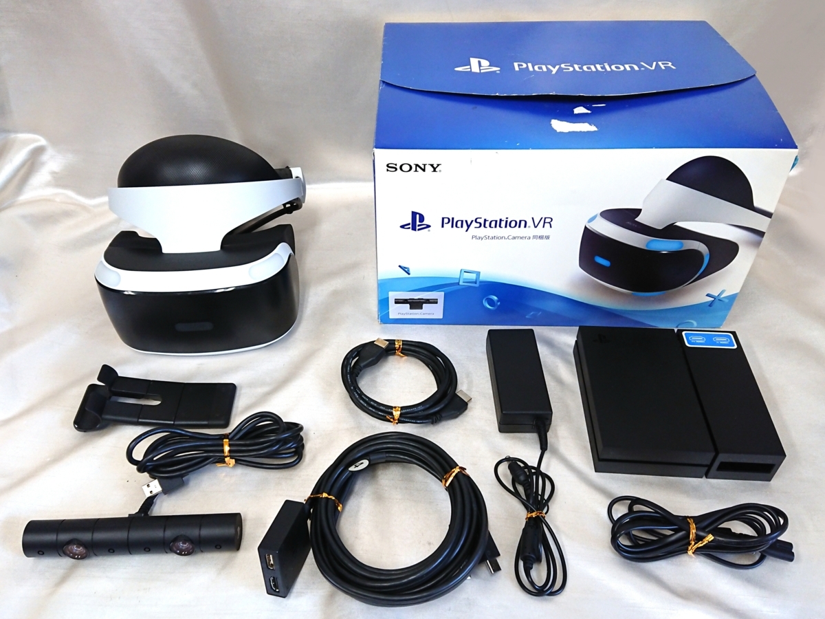 訳あり　SONY PlayStationVR PSVR　CUH-ZVR1 (CUHJ-16001) + Camera カメラ 同梱版　箱説付き　動作確認済　②　B2