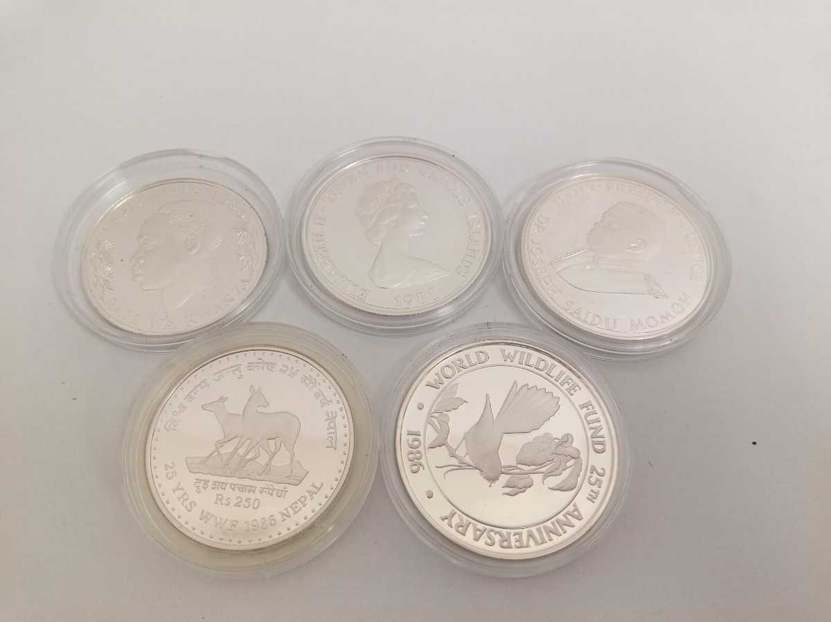 サモア 1980年10ドル 銀貨プルーフ 世界の銀貨 サモア/SAMOA 1986 10