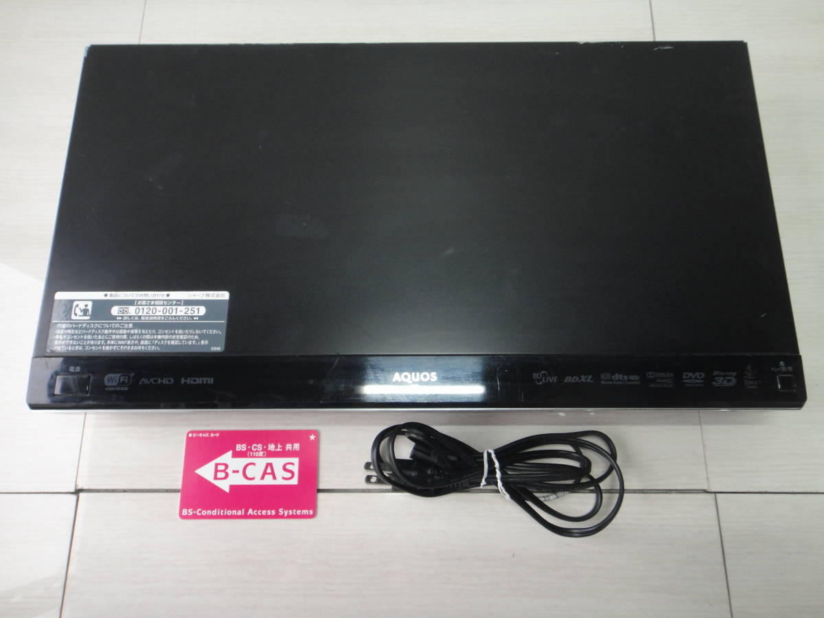 SHARP BD-T1100 AQUOS ブルーレイレコーダー 1TB シャープ 3番組同時