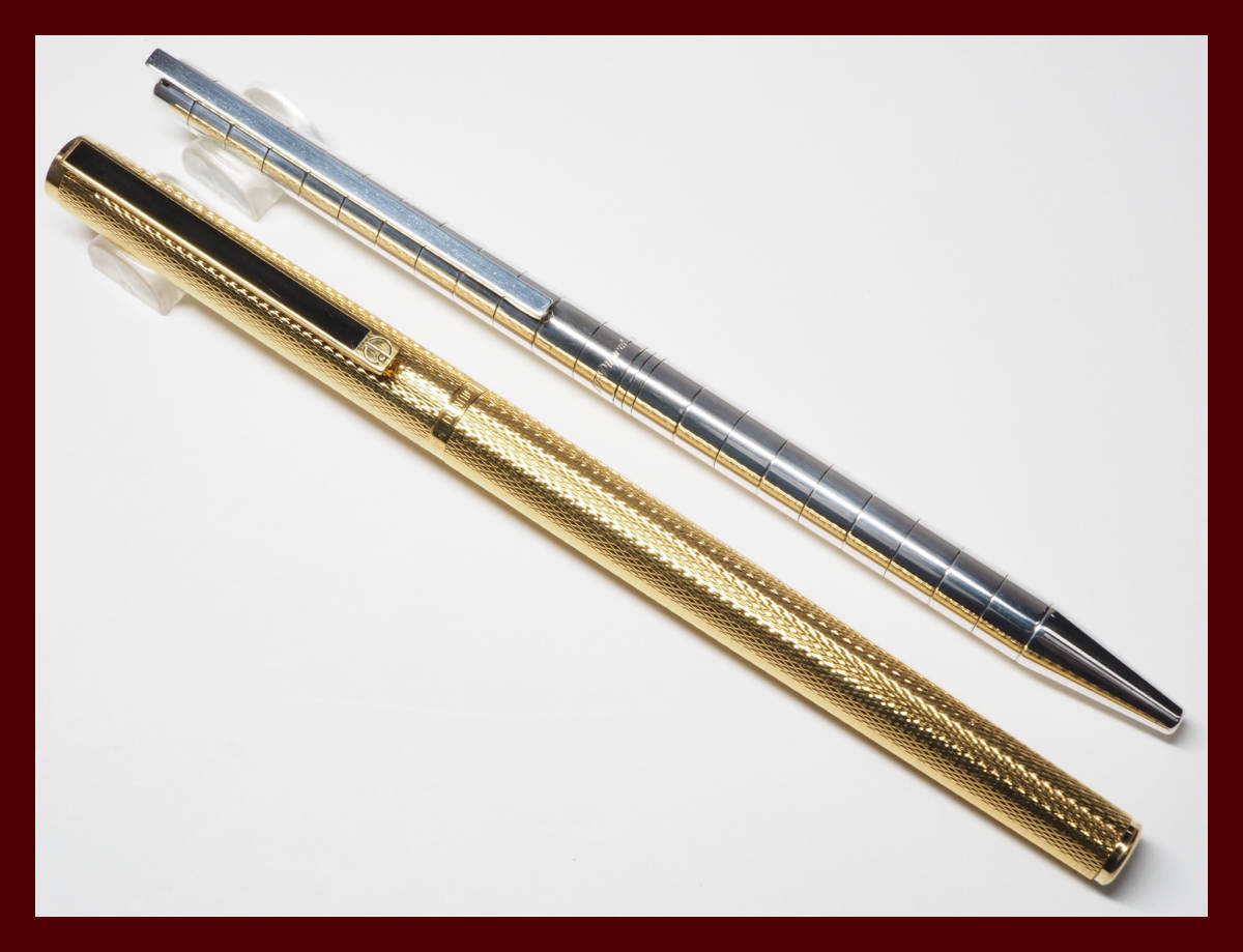 ジェムライン ダンヒル 万年筆 バーレイ ゴールド d ペン先14K