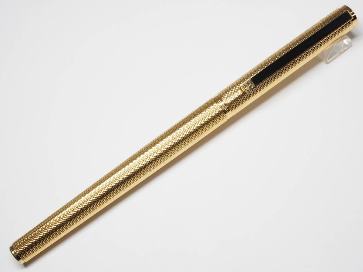 ジェムライン ダンヒル 万年筆 バーレイ ゴールド d ペン先14K