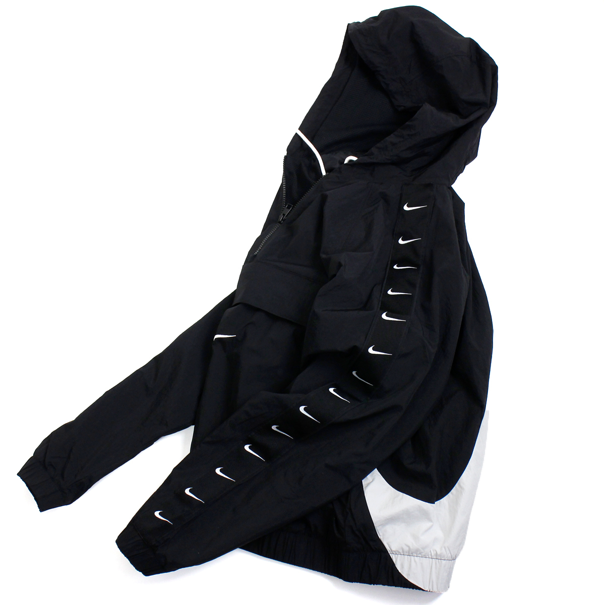 新品 NIKE ナイキ ウーブンジャケット XL アノラック ビッグスウッシュ 