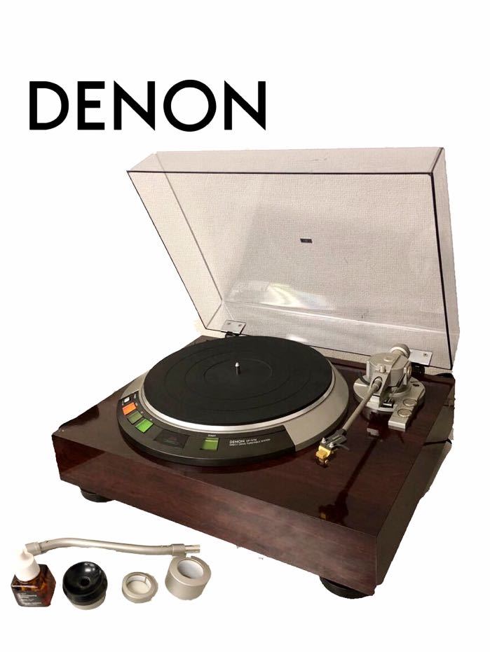 【100%新品，爆買い】 DENON DP-57M デノン ターンテーブル レコードプレーヤー 現状通電 付属品有 オーディオ機器 音響機器 KH01-140(デノン)｜売買されたオークション情報、yahooの商品情報をアーカイブ公開 - オーク デノン