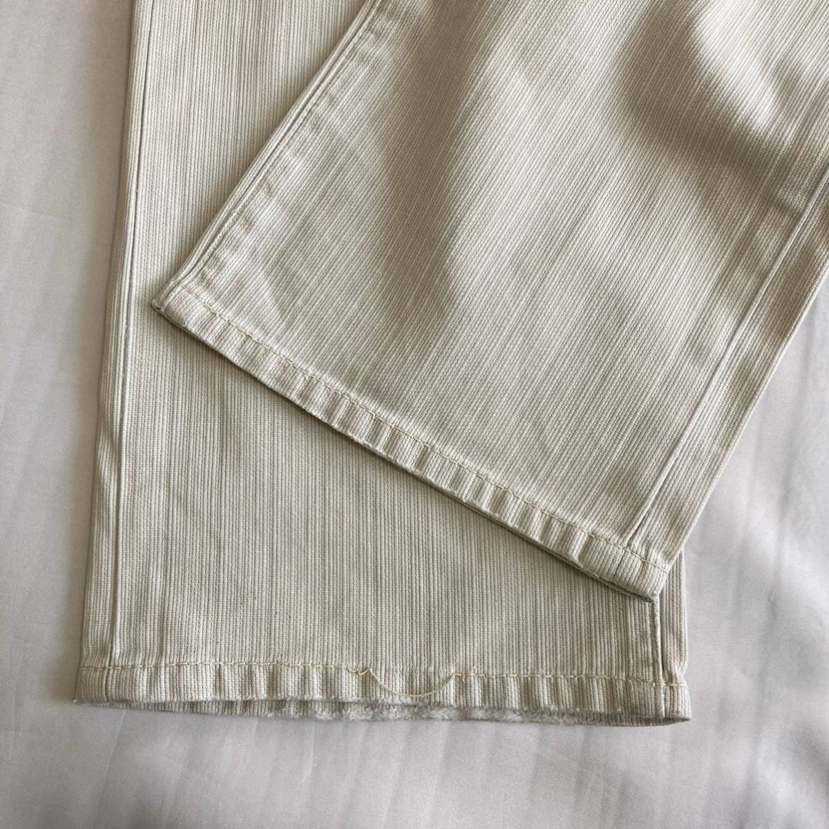 90s◇リーバイス◇702-11 BigE 復刻 シンチバック ピケパンツ 31 オフ 