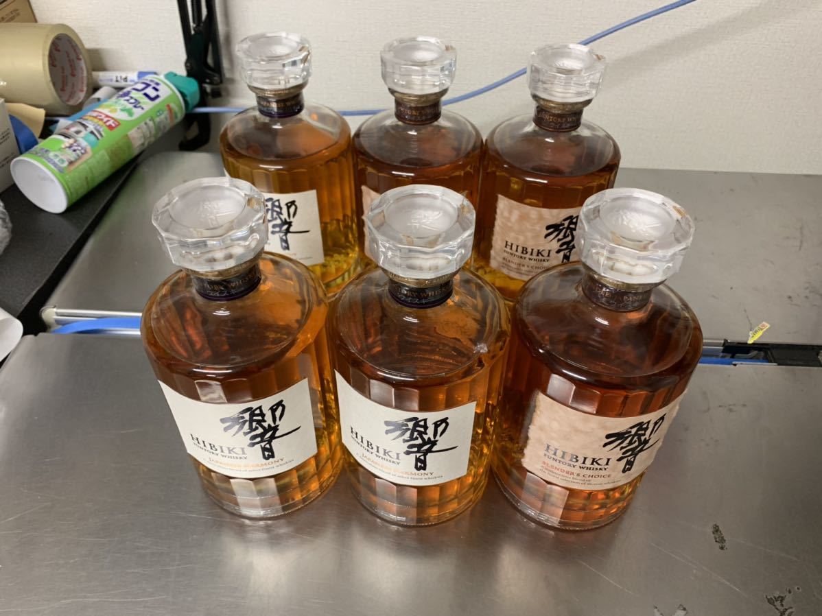 サントリーウイスキー 響 6本セット JAPANESE HARMONY BLENDER'S サントリーウイスキー 響 6本セット JAPANESE HARMONY BLENDER'S