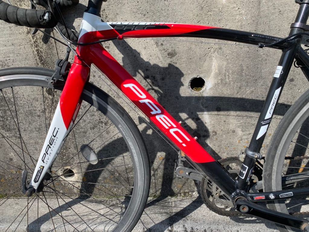 PREC. OVATION ロードバイク 700C C-T:500mm アルミフレーム 要参照 の