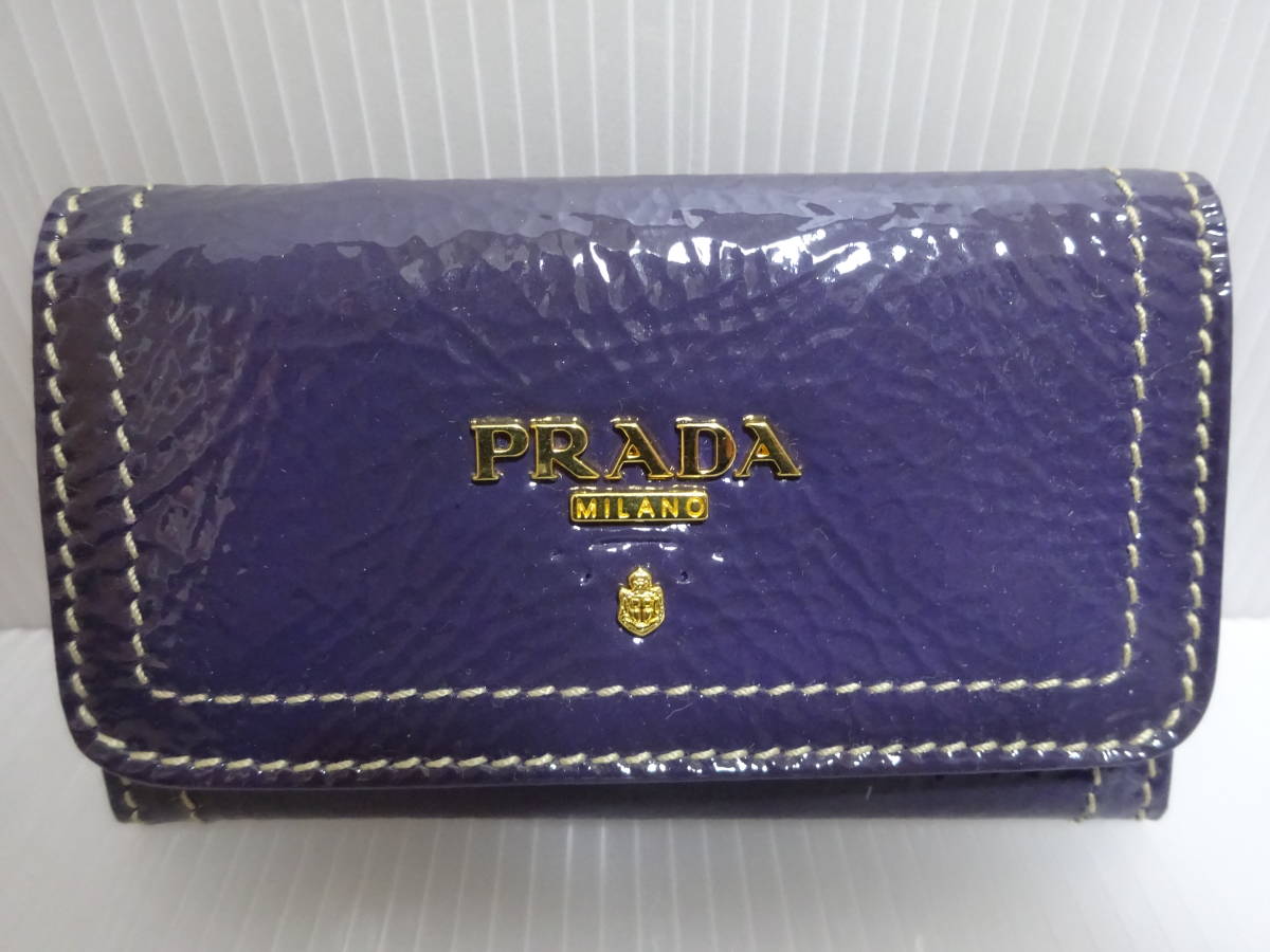 美品 PRADA プラダ キーケース KAWA