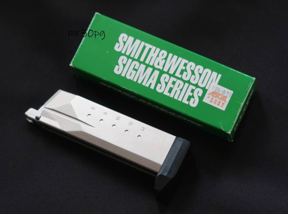 絶版品！R-TYPE！WA ウエスタンアームズ純正 S&W SIGMA 40F 後期型シグマ用 マグナ ガスブローバック用 25連マガジン！美品&ガス漏れなし！