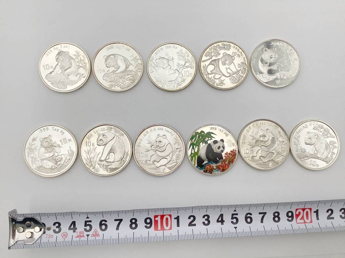 10元 パンダ銀貨 パンダ 記念銀貨 中国 | 1KG 中國造幣公司 中国人民銀行