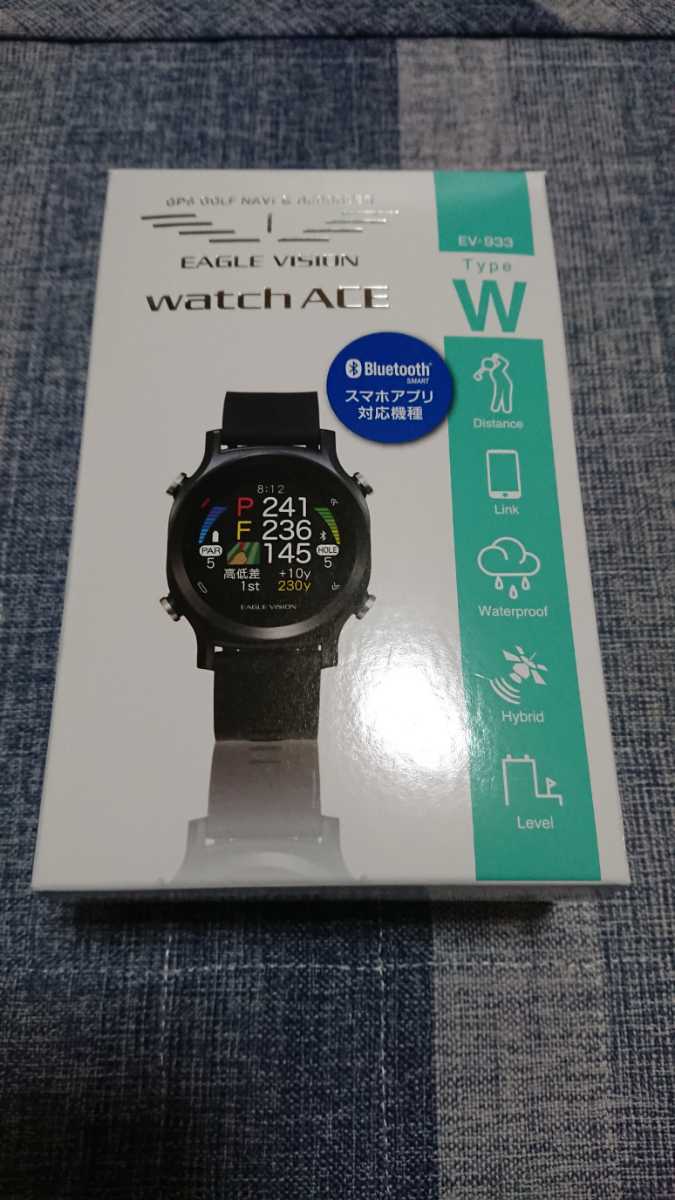 watch VISION EAGLE ACE GPS EV-933 イーグルビジョン W GOLF RECORDER