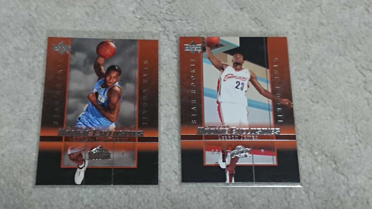 2003-04 Rookie Exclusives Star Rookie #1 LeBron James RC レブロン