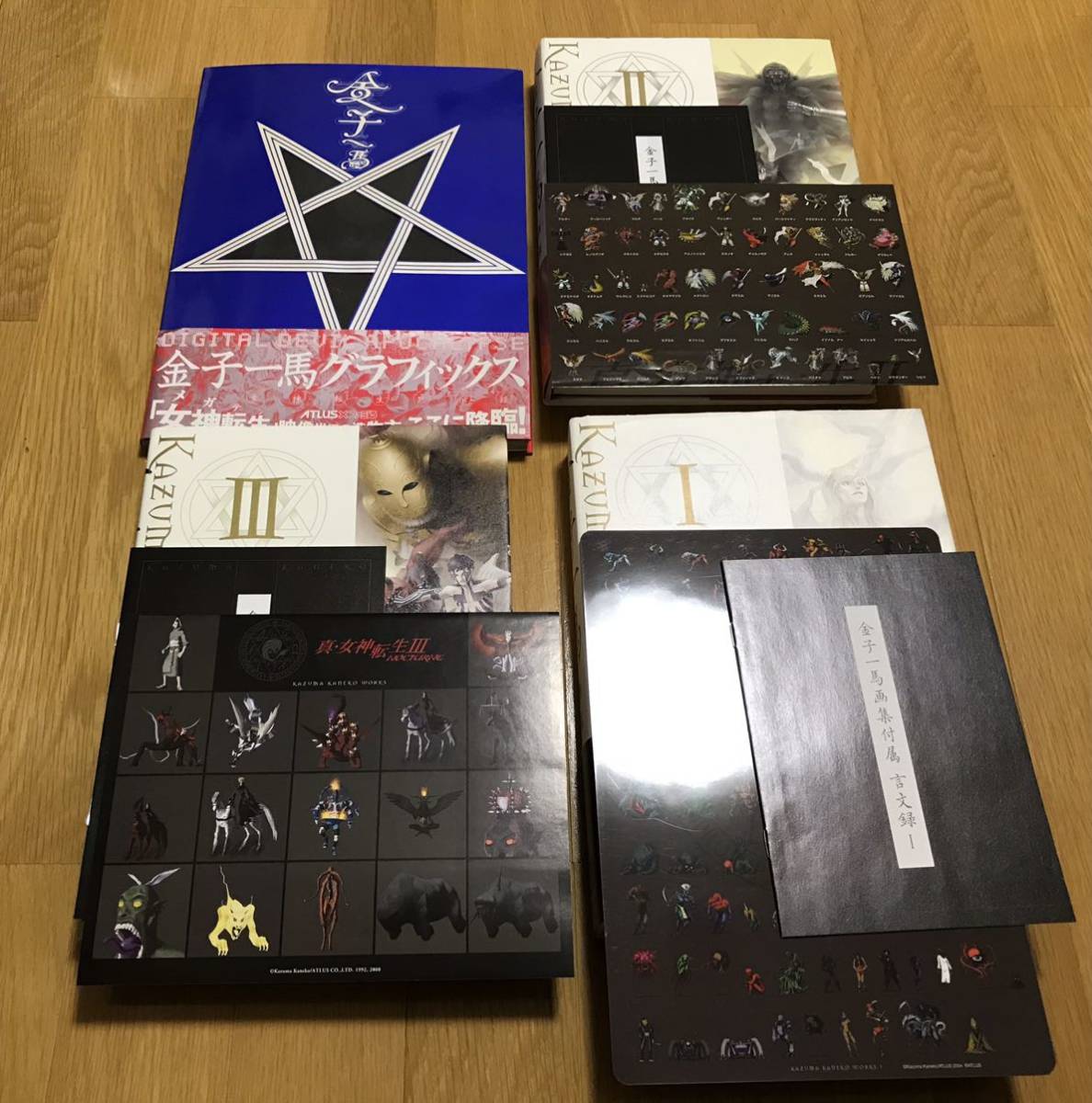 金子一馬 画集(Ⅰ・Ⅱ・Ⅲ)&金子一馬グラフィックスセット売り 金子