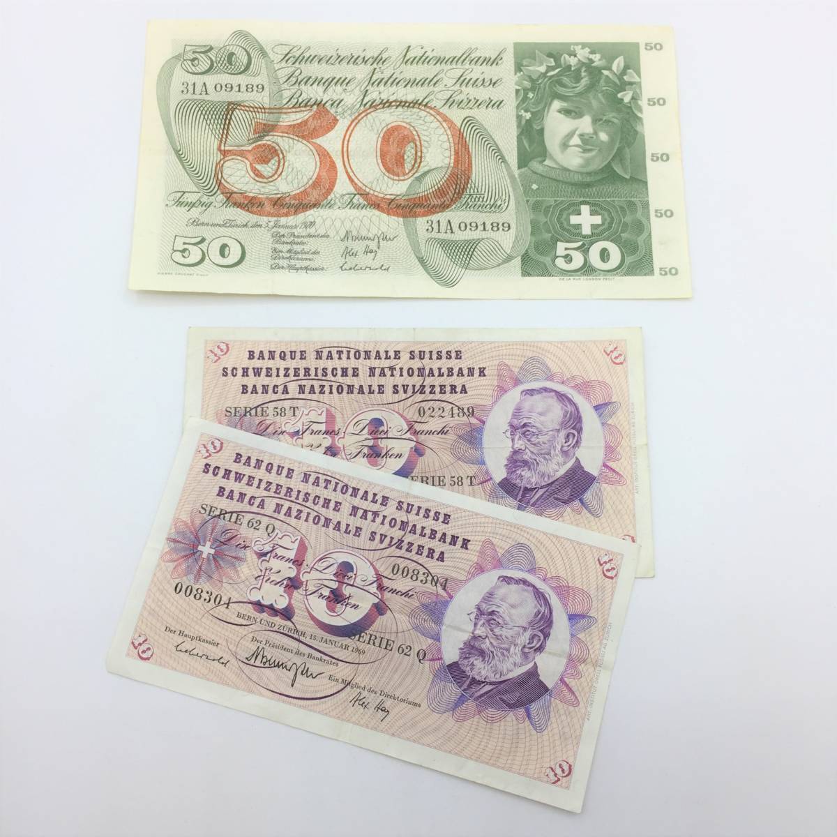 スイス < - 50フラン 紙幣 フラン 金券｜Yahoo SWI 2枚 チケット