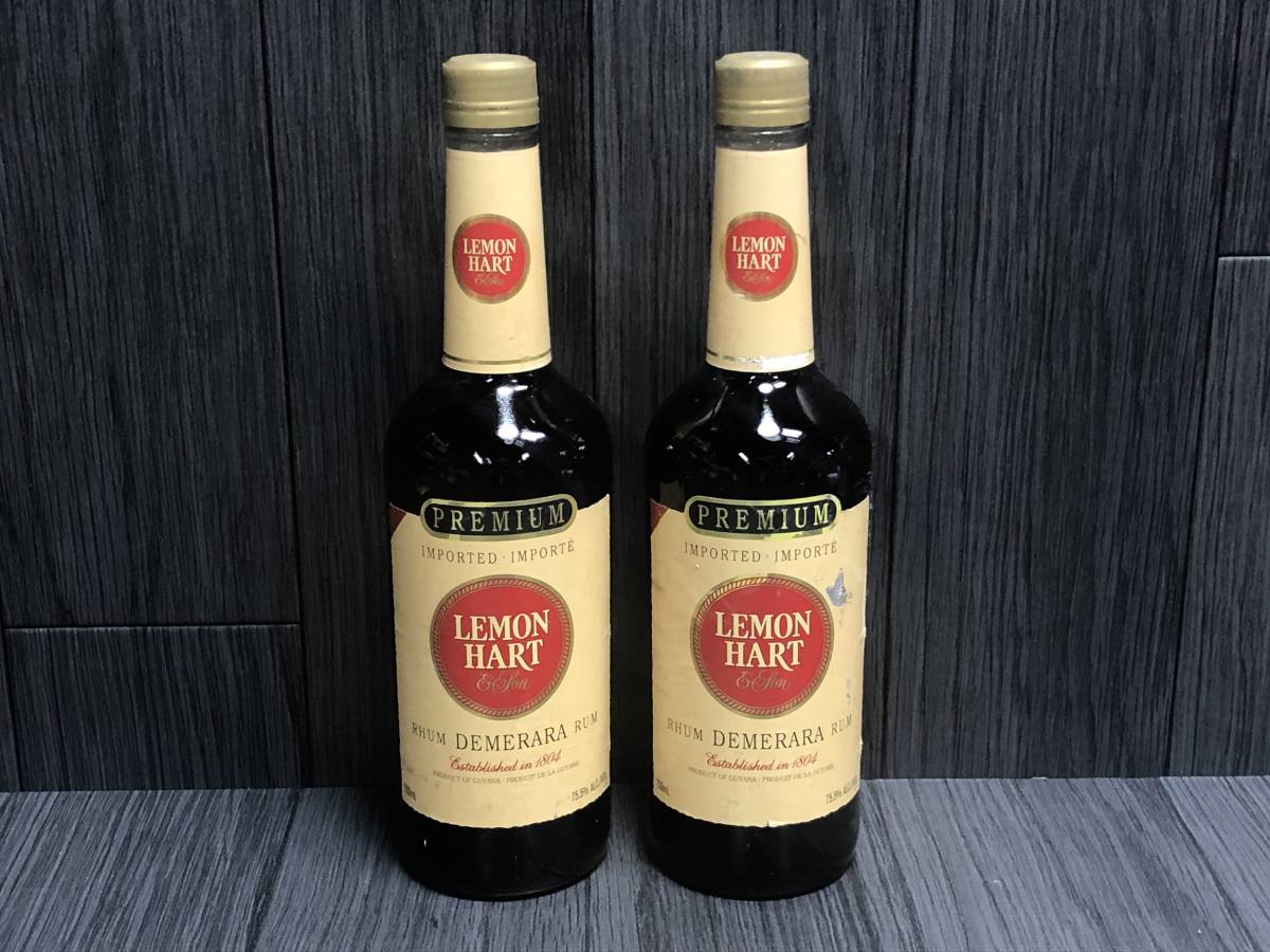 レモンハート 750ml デメララ 0 ラム : 75.5度 旧ボトル 75.5% 1 HART 