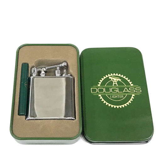 美品 ダグラス オイルライター シカゴ 1926 モデル シルバーカラー