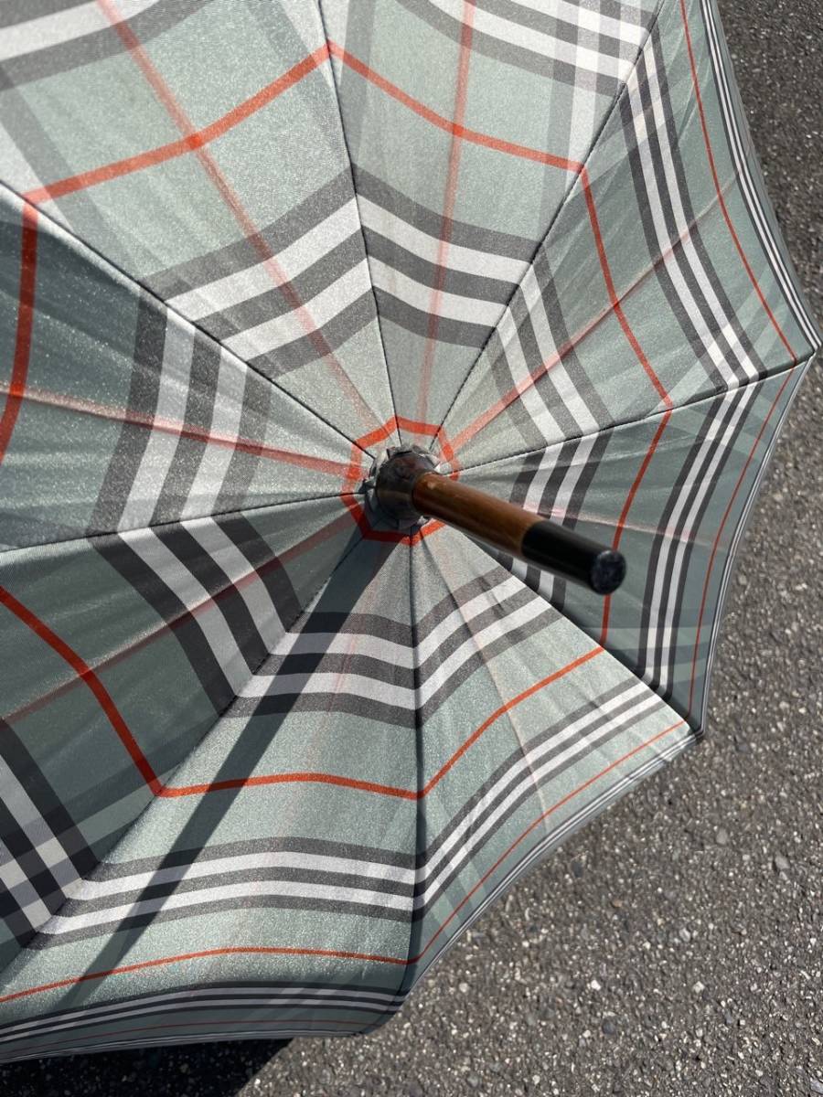 M２０３　Burberrys 雨傘　長傘　全長８８センチ　ブランド　バーバリー バーバリー 傘 長傘 Burberry ノバチェック ユニセックス