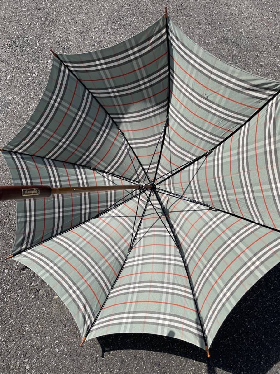 M２０３　Burberrys 雨傘　長傘　全長８８センチ　ブランド　バーバリー バーバリー 傘 長傘 Burberry ノバチェック ユニセックス