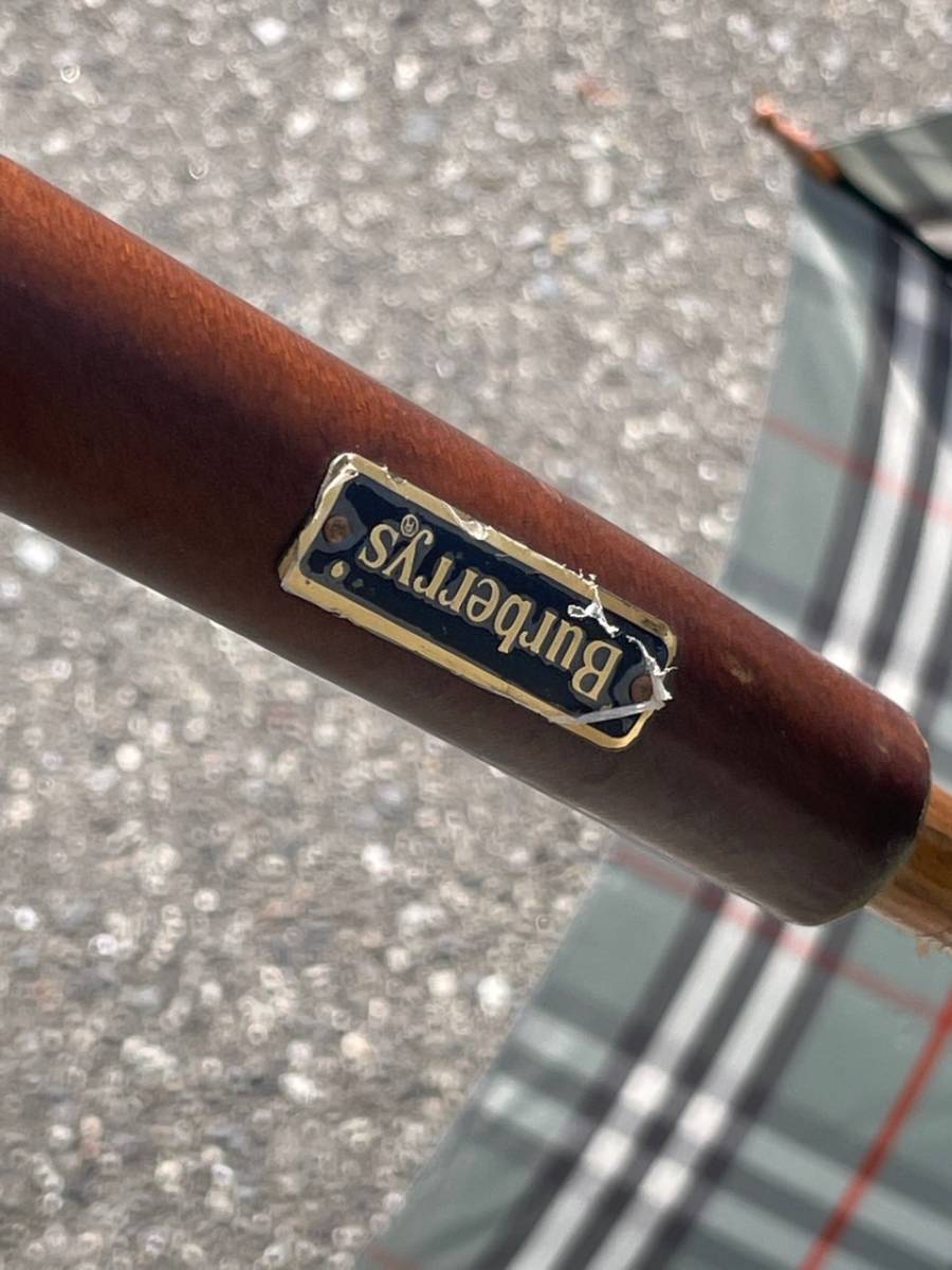M２０３　Burberrys 雨傘　長傘　全長８８センチ　ブランド　バーバリー バーバリー 傘 長傘 Burberry ノバチェック ユニセックス