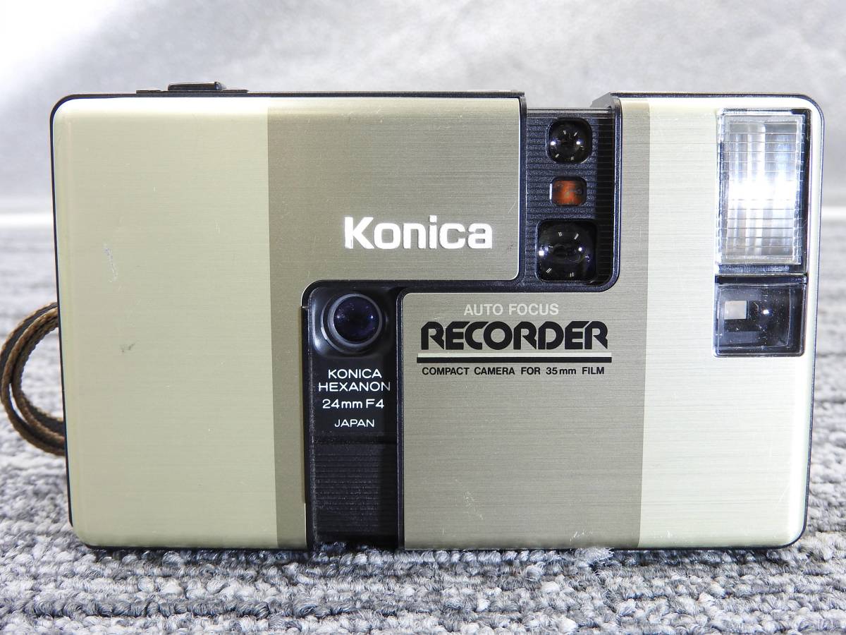 Konica コニカ☆コンパクトカメラ AUTO FOCUS RECORDER レコーダー