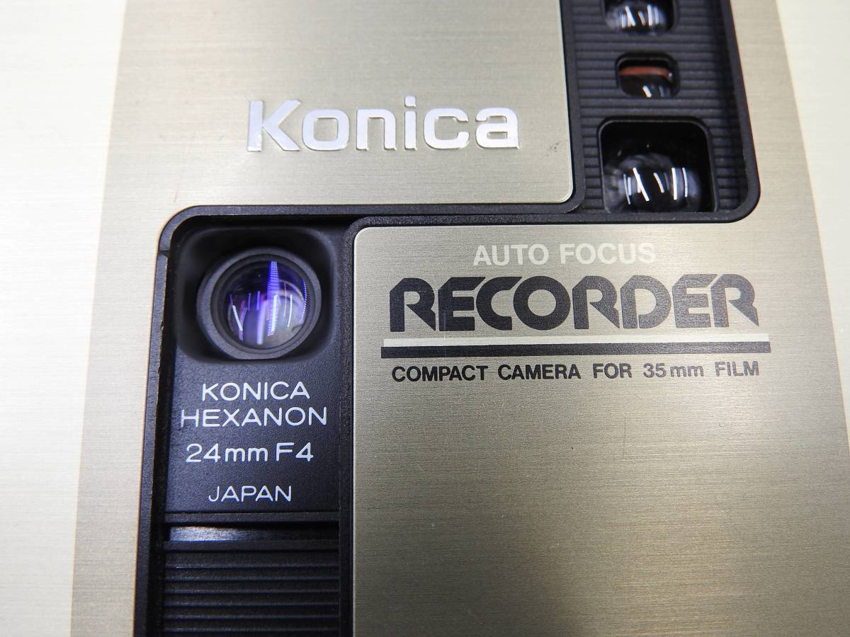 Konica コニカ☆コンパクトカメラ AUTO FOCUS RECORDER レコーダー