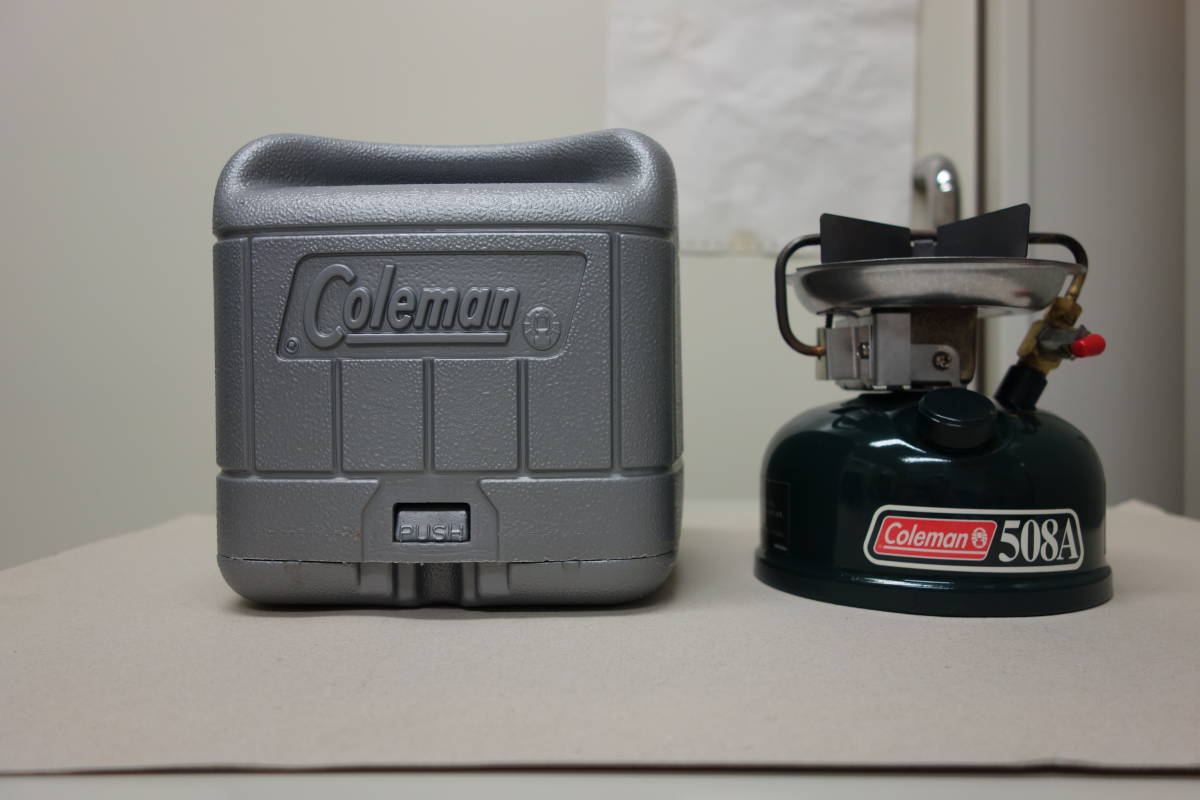 動作確認済】87年12月製Coleman508シングルバーナー【ケース付】 中古