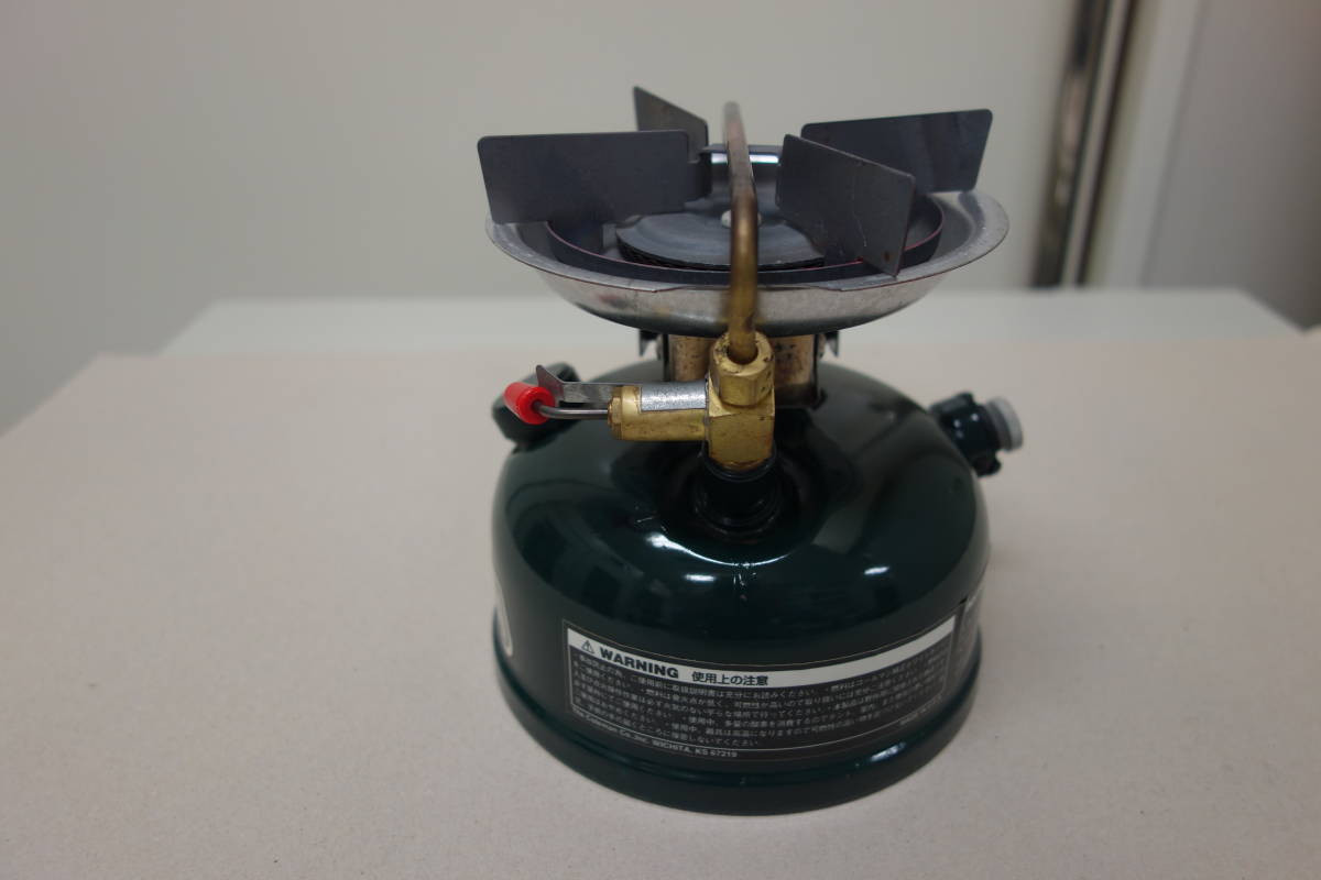【動作確認済】87年12月製Coleman508シングルバーナー【ケース付】 中古】Coleman/コールマン シングルバーナー 508A・ケース付き