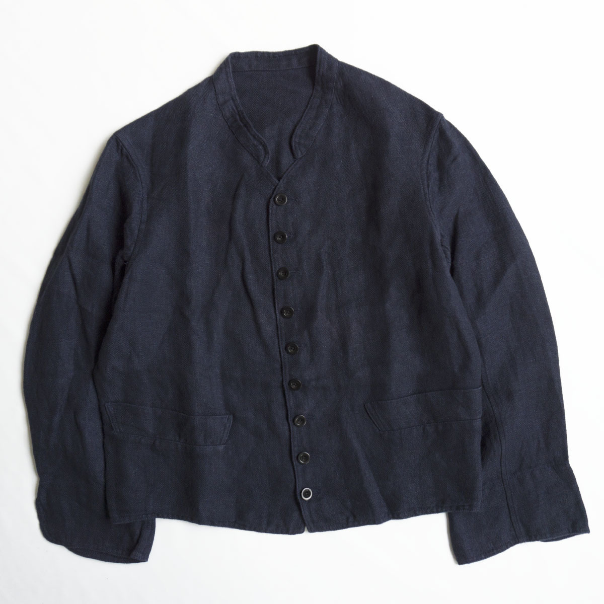 フランス製】 ANATOMICA 【インディゴ リネン ドルマン ジャケット