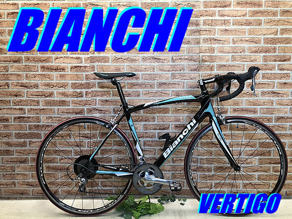 1円スタート売り切り!! 美品!! BIANCHI VERTIGO 2013 size:54 ビアンキ ヴァーティゴ シマノ ティアグラ 2×10 カーボンロード バーティゴ - ビアンキ BIANCHI bianchi」(460mm～) -「ビアンキ ロードバイクの値段と価格推移は？｜50件の売買データから
