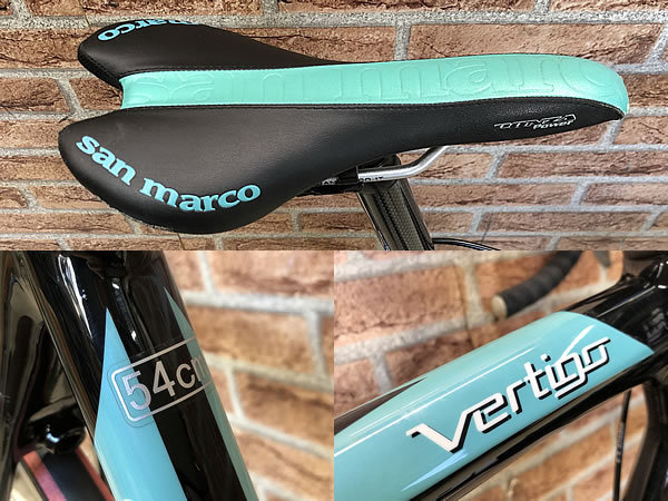 1円スタート売り切り!! 美品!! BIANCHI VERTIGO 2013 size:54 ビアンキ ヴァーティゴ シマノ ティアグラ 2×10 カーボンロード バーティゴ - ビアンキ BIANCHI bianchi」(460mm～) -「ビアンキ ロードバイクの値段と価格推移は？｜50件の売買データから