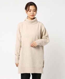 ●美品 BEAMS BOY ビームスボーイ ニットワンピース ハイネック BEG