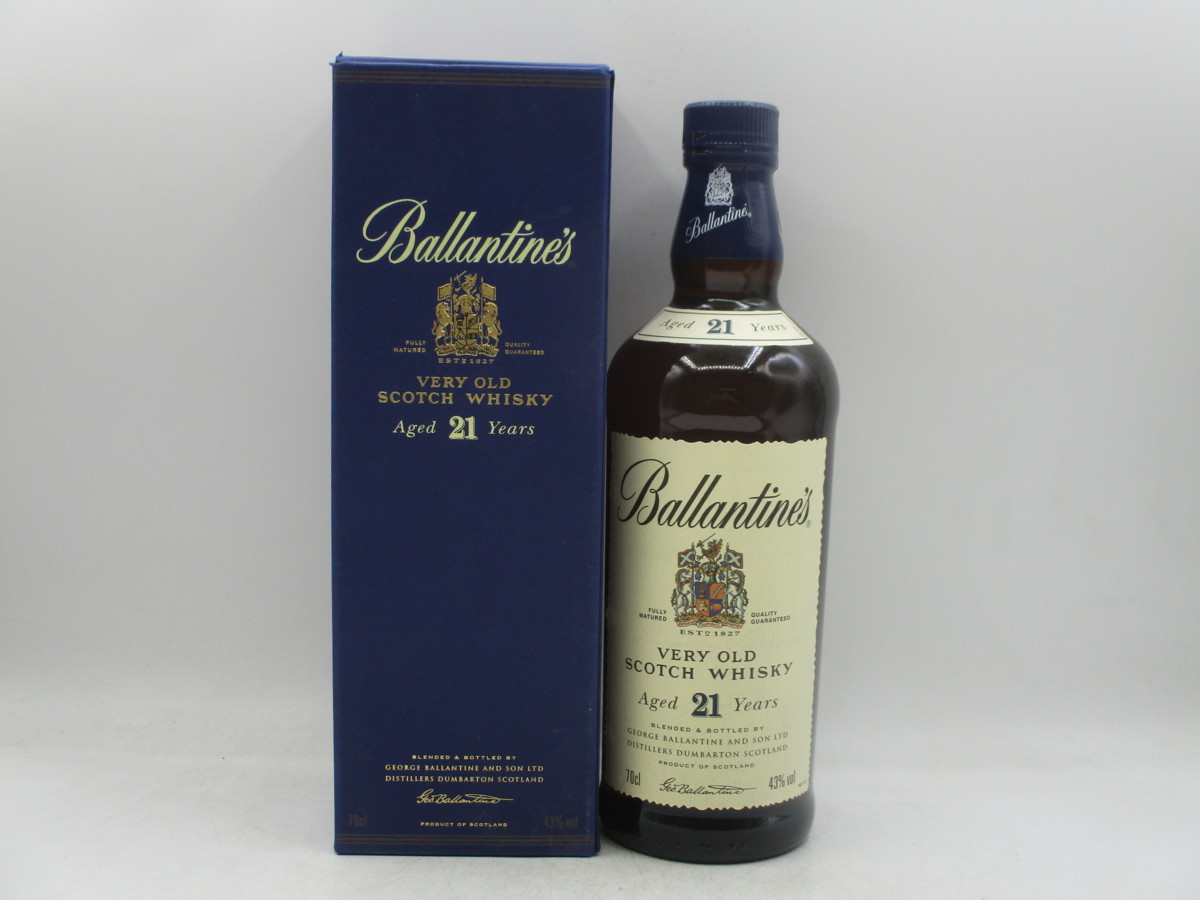 同梱OK商品】BALLANTINE'S 21年 バランタイン スコッチ ウイスキー 未