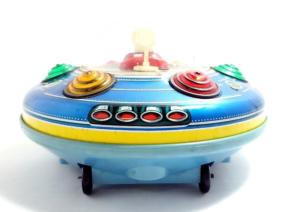 マスダヤ SPACE SHIP/スペースシップ X-7 円盤 ブリキ おもちゃ UFO