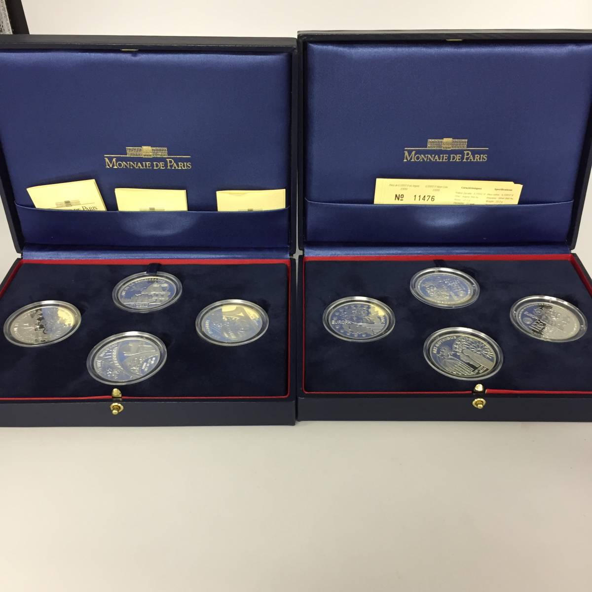 記念銀貨4枚セット Monnaie de Paris 楽天市場】[中古] 送料無料 DE