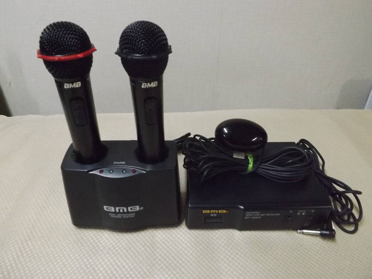 BMB】 赤外線ワイヤレスマイクセットWT-4000 WM-600 動作品 【公式通販】