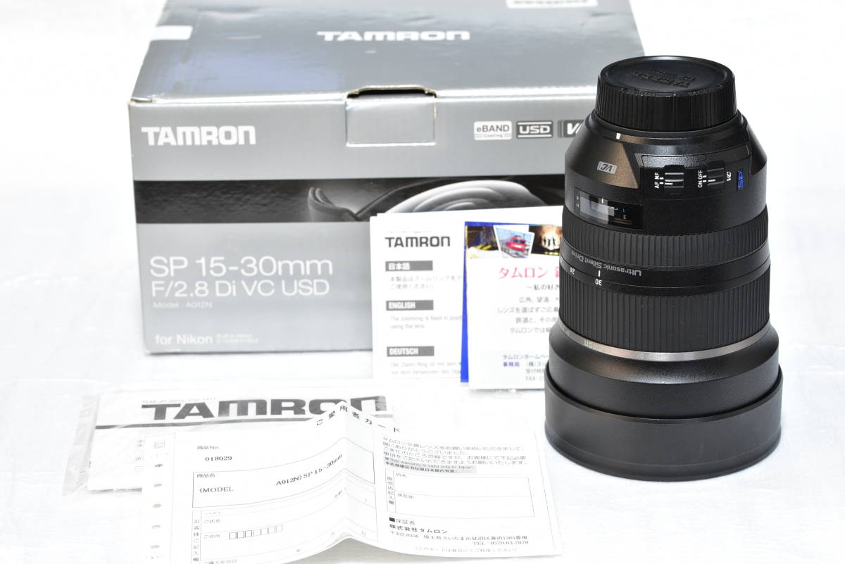 美品】TAMRON タムロン SP 15-30mm F/2.8 Di VC USD (ModelA012 