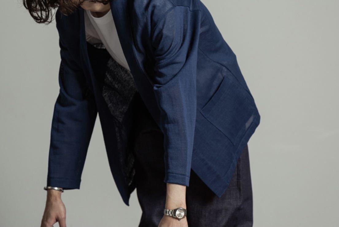MARKAWARE マーカウェア ペーパー吊天竺 ジャパニーズカーディガン 