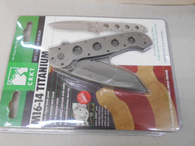 CRKT M16-14ナイフ チタンハンドル　ブレード 約110mm ハンドル 133mm　未開封品