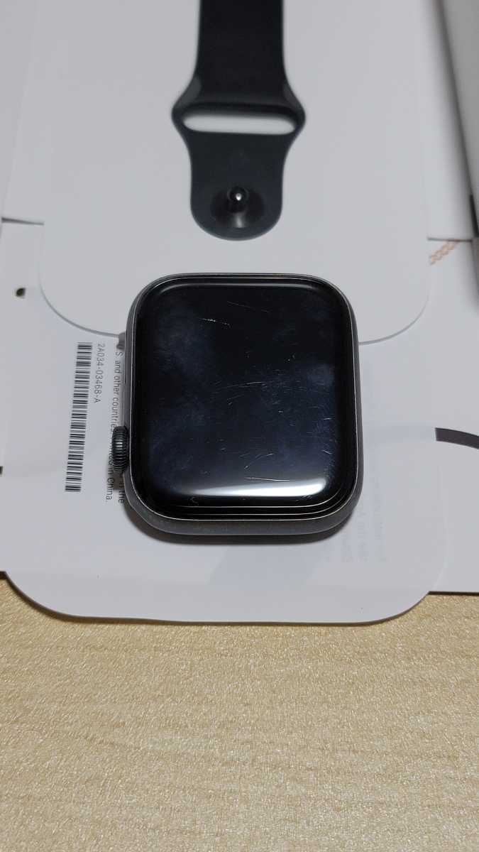 中古　Apple Watch　series5 44mm GPSモデル　スペースグレイ アルミニウム_3