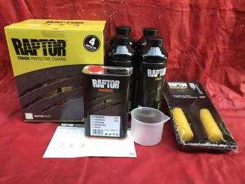 U-POLのRAPTOR LINER ホワイト4L 塗装ガンセット DTC