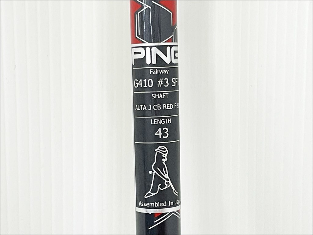 徳山)PING ピン フェアウェイウッド用シャフト ALTA J CB RED フレックスSR 43インチ レンチ付属 0181 P210412Y01B HD12C フェアウェイウッド J CB メンズ 右利き用 硬さ