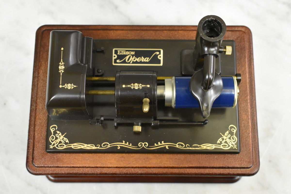 送料無料!!】テクニクス Technics music box EDISON Opera 蓄音機型
