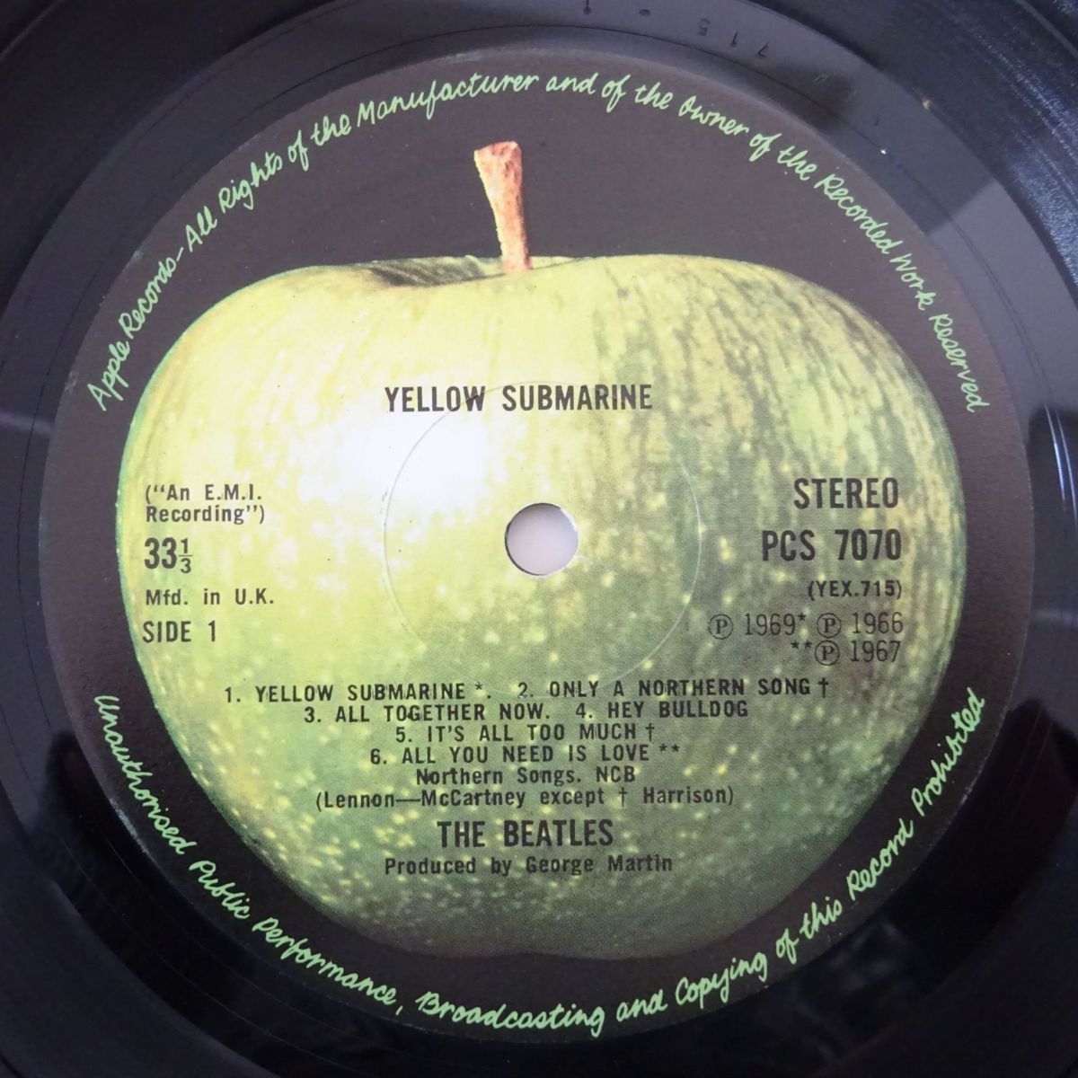 Yellow The Beatles Submarine – - Vinyl | UK LP Original + (LP