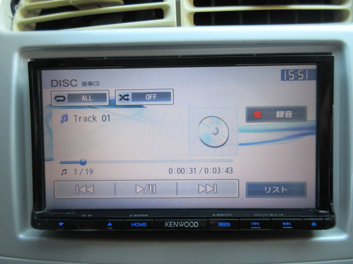ケンウッド フルセグ カーナビ MDV-L502 KENWOOD SD録音 メモリーナビ