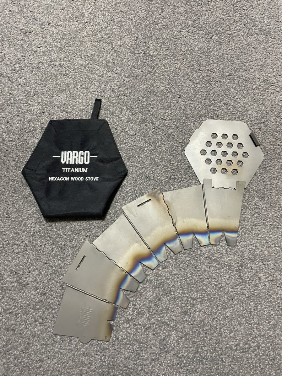 本物保証，100%新品 VARGO チタニウム ヘキサゴンウッドストーブ(焚き火台)｜売買されたオークション情報、yahooの商品情報をアーカイブ公開 - オークファン 焚き火台