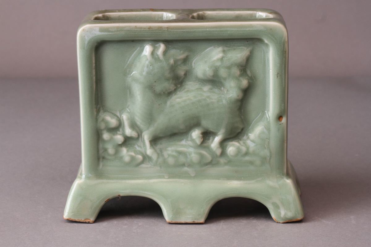 6A 永泉堂造 九谷花詰 茶碗 蔵出し 木箱 抹茶碗 茶道具 煎茶道具