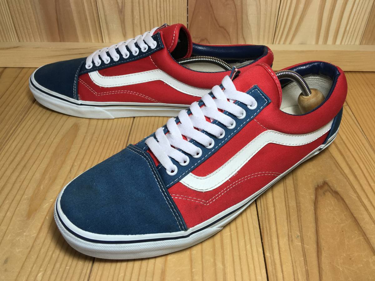 ☆VANS バンズ 国内企画 OLD SKOOL オールドスクール 赤×紺×白 30.0cm 