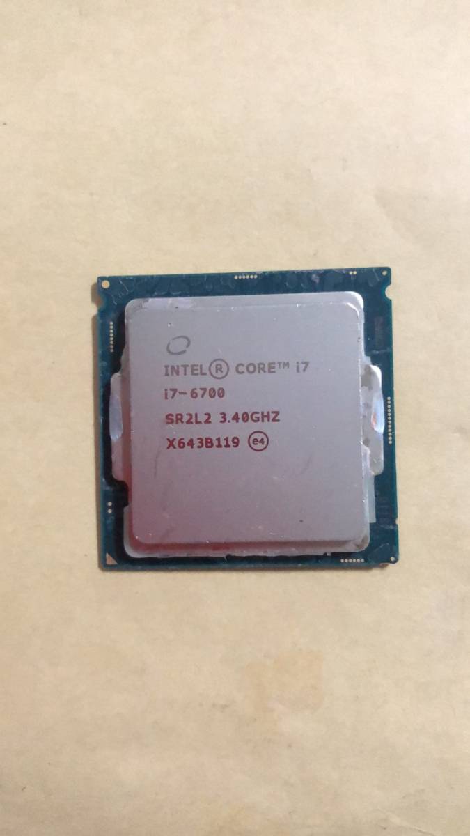 Intel Core I7-6700中古分解品 CPU Intel Core I7-6700 3.4GHZ 中古